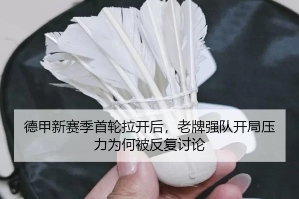 德甲新赛季首轮拉开后，老牌强队开局压力为何被反复讨论